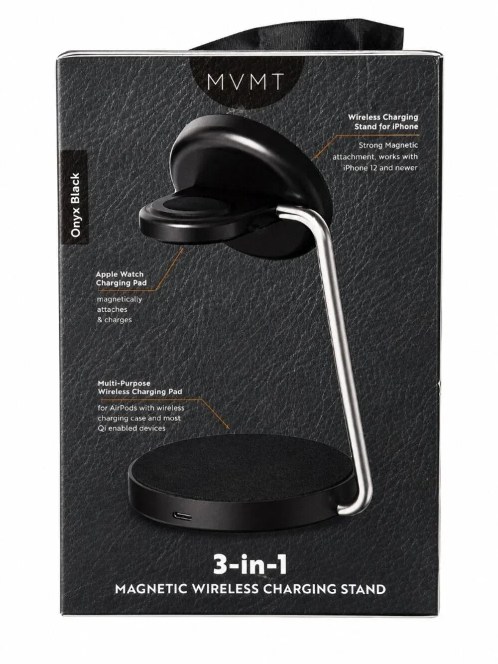 NEW MVMT 3-in-1 Magnetic Wireless Charging Stand 15W Apple Device Charger